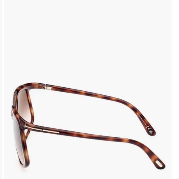 TOM FORD Meryl 64mm Gradient Polarized Oversize Square Sunglasses main image 10
